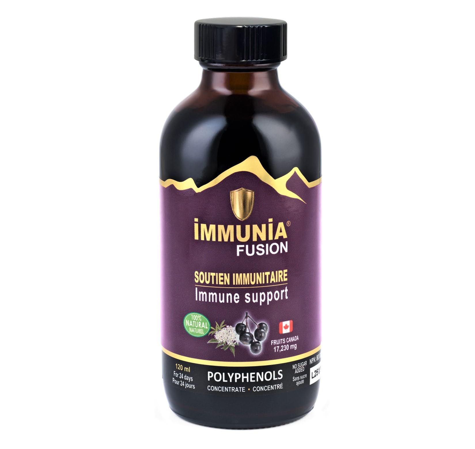 Immunia FUSION. Immune System Support - Elderberry, Elderflower